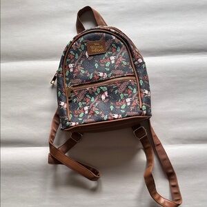 Disney Winnie the Pooh Brown Multi-Color Mini Backpack